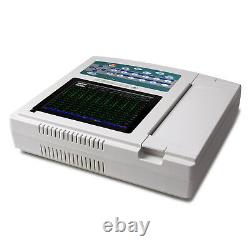 Portable Ecg/ekg Machine Numérique 12 Canaux 12 Électrocardiographe De Plomb, Touch, États-unis