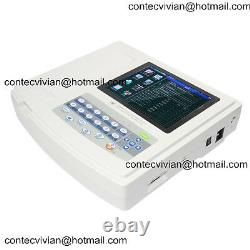 Portable Touch Numérique 12 Canaux Ecg Ekg Machine Electrocardiographe +sw
