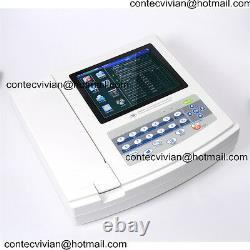 Portable Touch Numérique 12 Canaux Ecg Ekg Machine Electrocardiographe +sw