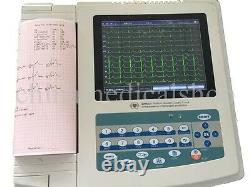 USA Digital 12-lead Ecg/ekg Machine 12 Canaux Électrocardiographe Ecran Tactile