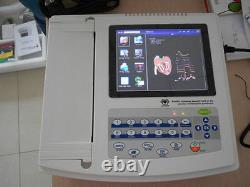 Us Digital 12-canal/lead Electrocardiograph Ecg/ekg Machine Interprétation Fda