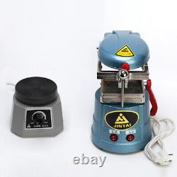 Vacuum De Laboratoire Dentaire Formant La Machine À Mouler + 4round Shaker Oscillateur Vibrateur 220v